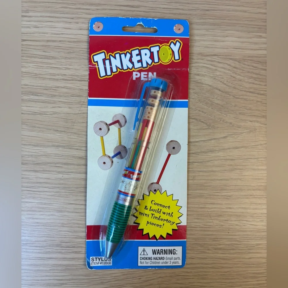 Vintage 2001 Hasbro Collectable Tinkertoy Pen‎ NEW
